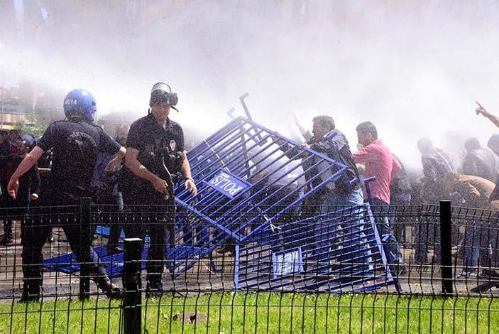Erzurum'da HDP mitingi öncesi gerginlik çıktı