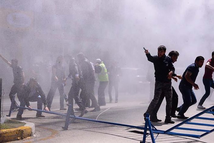 Erzurum'da HDP mitingi öncesi gerginlik çıktı