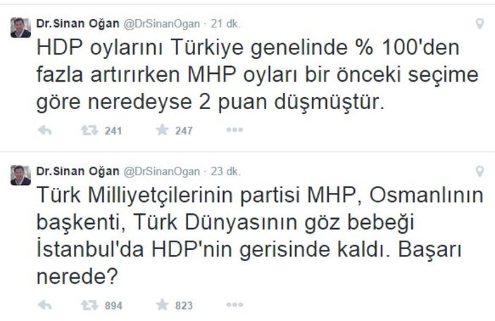 MHP'li Sinan Oğan'dan partisine eleştiri