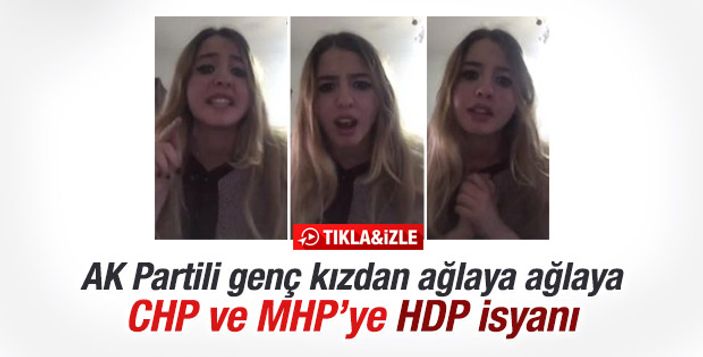 Muhalefete tepki gösteren AK Partili kızdan yeni video