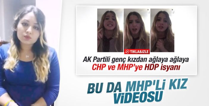 Muhalefete tepki gösteren AK Partili kızdan yeni video