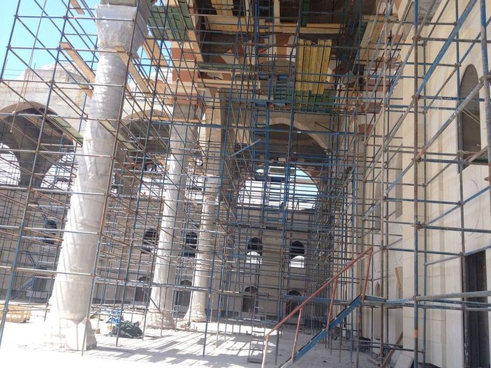 Çamlıca Camisi'nin inşaatında sona gelindi