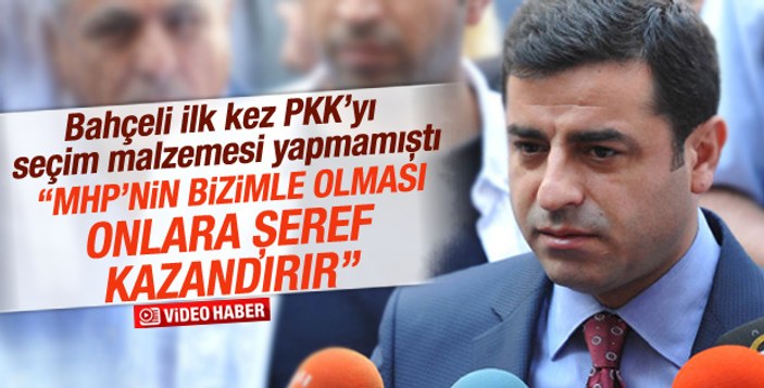 Selahattin Demirtaş'a MHP'den cevap geldi