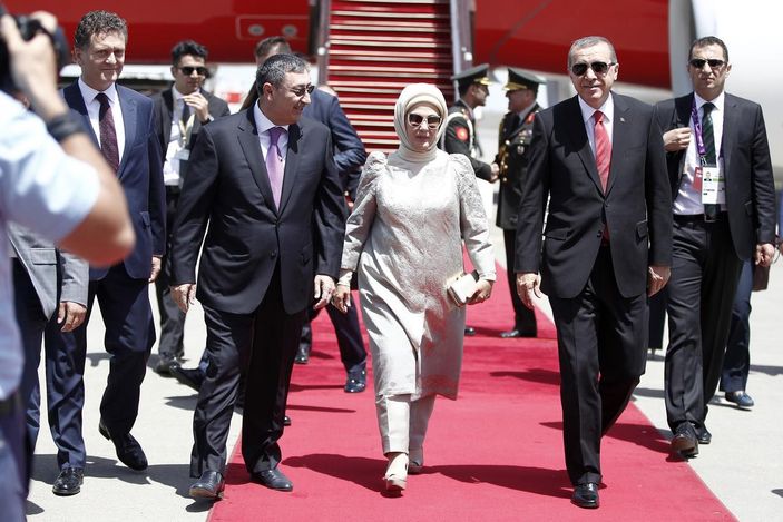 Cumhurbaşkanı Erdoğan Bakü'de