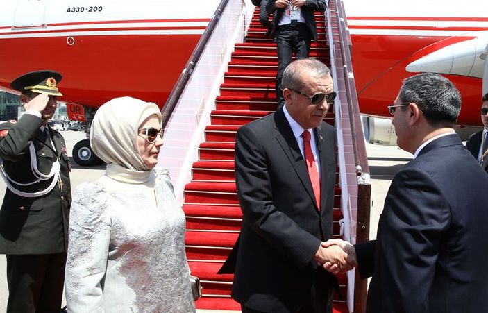 Cumhurbaşkanı Erdoğan Bakü'de