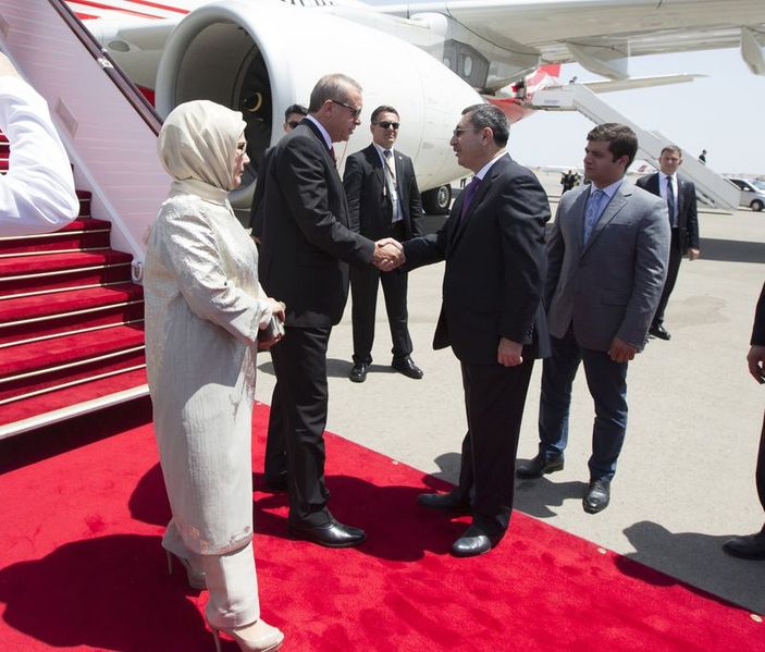 Cumhurbaşkanı Erdoğan Bakü'de