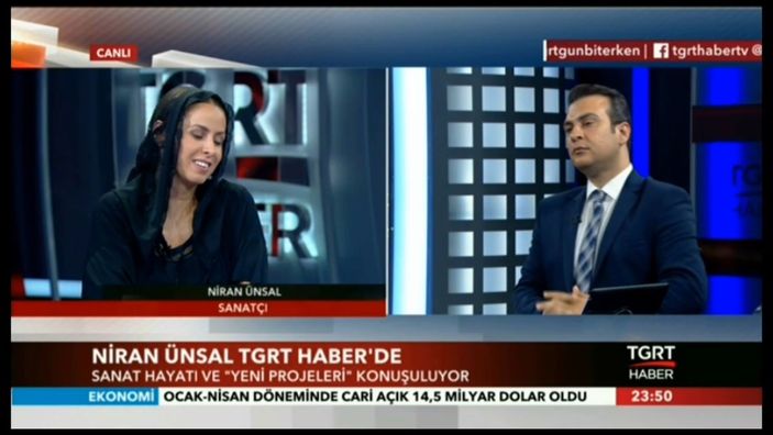 Niran Ünsal canlı yayındaki imajıyla şaşırttı İZLE