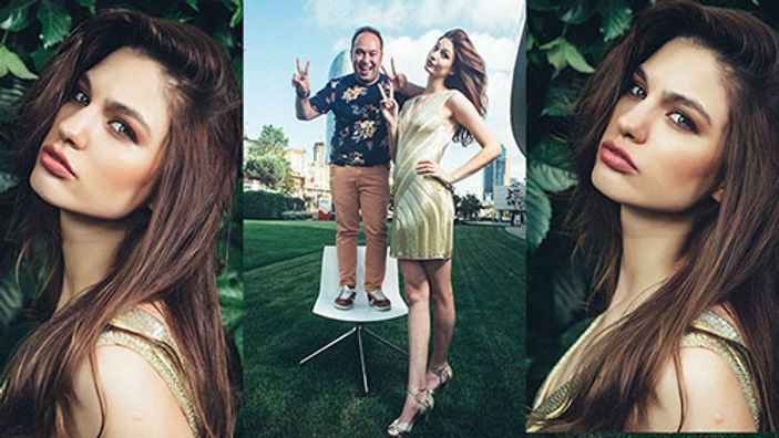 Türkiye güzeli Ecem Çırpan göbeğinden şikayetçi