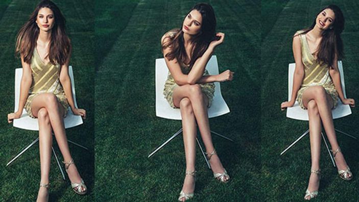 Türkiye güzeli Ecem Çırpan göbeğinden şikayetçi