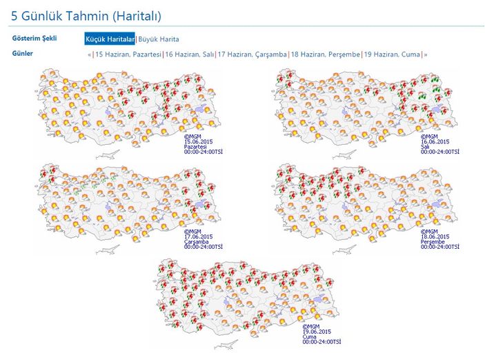 Meteoroloji'den yağış uyarısı