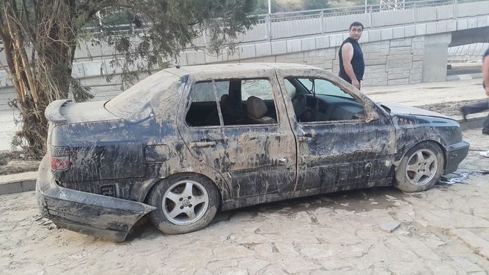 Gürcistan'ın başkenti Tiflis'te sel