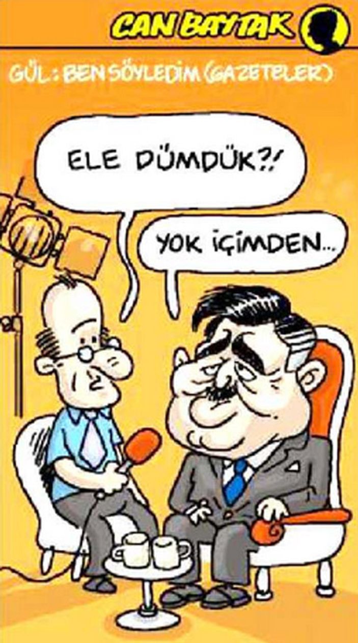 Can Baytak'tan Abdullah Gül karikatürü