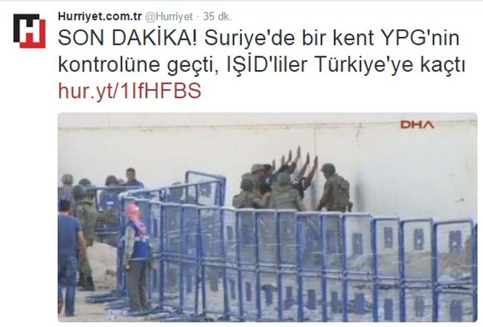 Hürriyet Kürt yönetiminden kaçan Türkmenleri görmüyor
