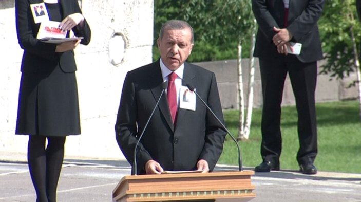 Erdoğan Demirel'in cenaze töreninde konuştu