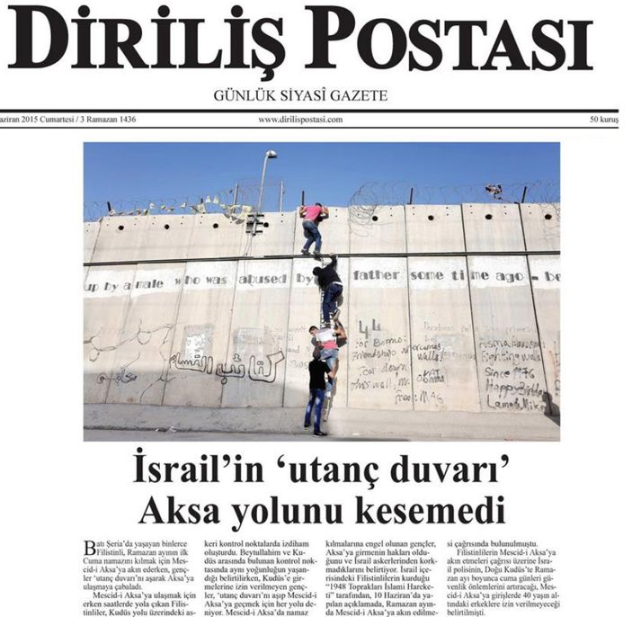 İsrail'in utanç duvarı Filistinli gençleri durduramadı