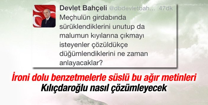 Kılıçdaroğlu kendisini reddeden Bahçeli'ye cevap verdi
