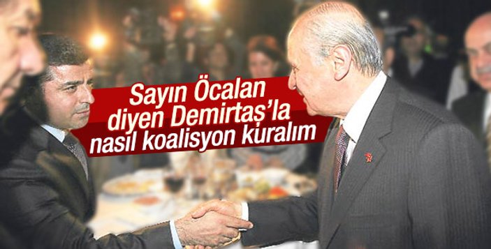 Demirtaş MHP'yi ciddiye almıyoruz dedi