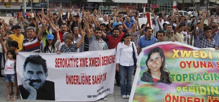 Şanlıurfa'da Öcalan için eylem yaptılar