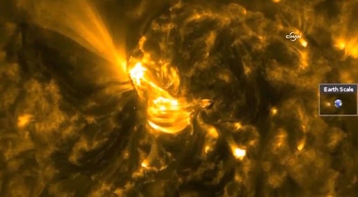 Güneş'teki güçlü radyasyon fırtınası Dünya’ya ulaştı