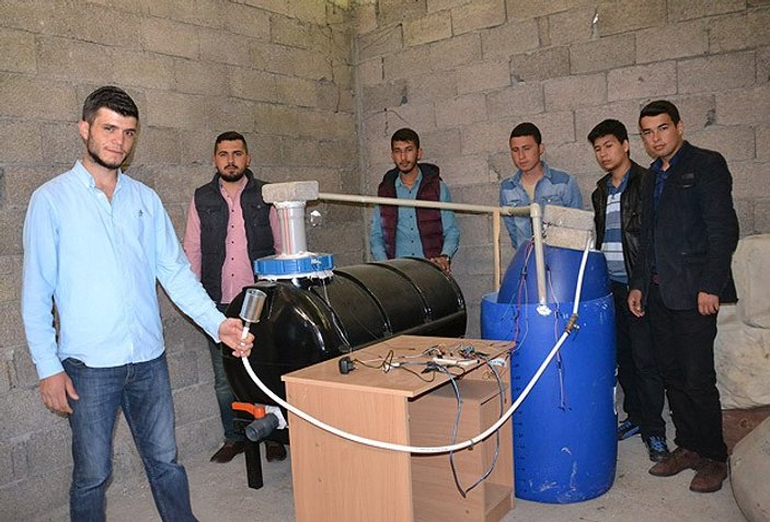Kahramanmaraş'ta biyogaz üreten proje üretildi