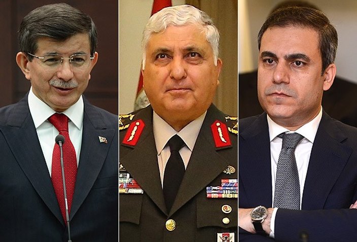 Başbakan Davutoğlu Necdet Özel ve Hakan Fidan ile görüştü