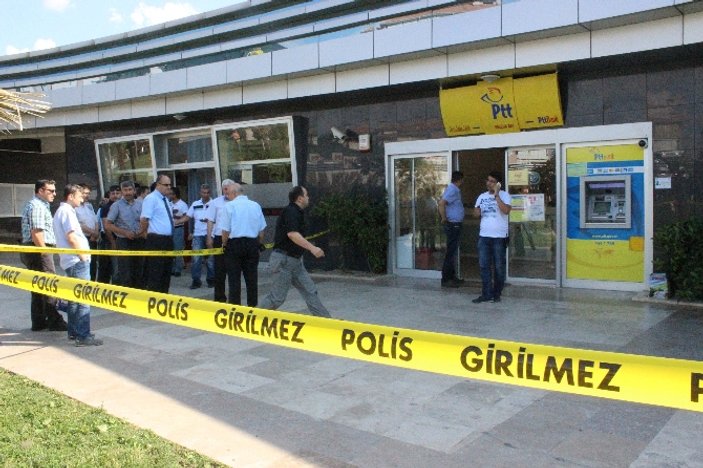 Denizli'de PTT soygununda tıraş köpüğü kullanıldı