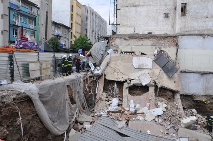 Aydın'da kuyumcu dükkanı çöktü