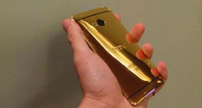 HTC 24 ayar altın kaplama telefon üretti