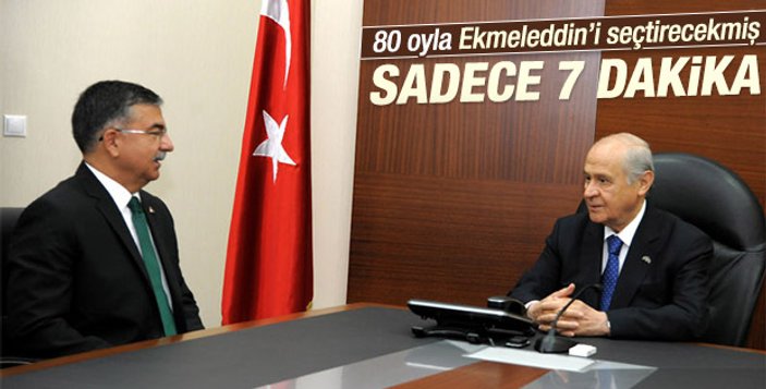 Ekmeleddin İhsanoğlu Ahmet Davutoğlu ile görüştü
