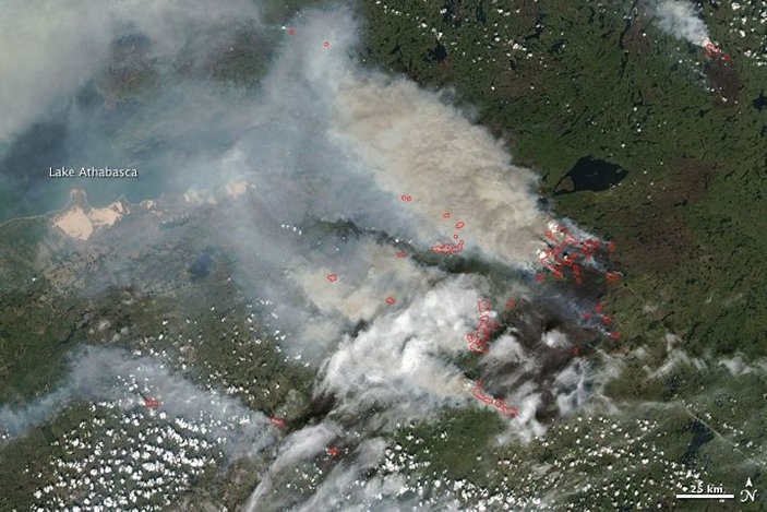 Kanada'da orman yangınları yayılıyor