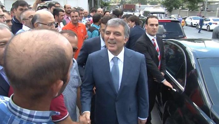 Abdullah Gül'ü görünce aracının el frenini çekmeyi unuttu