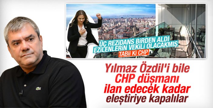 CHP'li rezidans sahibi vekili belediye başkanı eşi savundu
