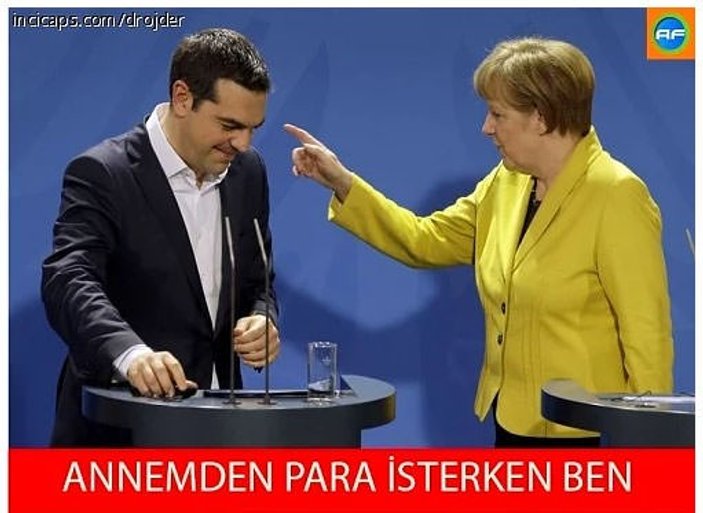 Referandum sonrası güldüren Yunanistan capsleri