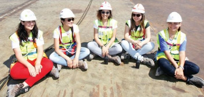 İzmit Körfezi Geçiş Köprüsü projesinde 40 kadın çalışıyor