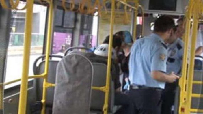Mecidiyeköy'de otobüste silahlı kavga