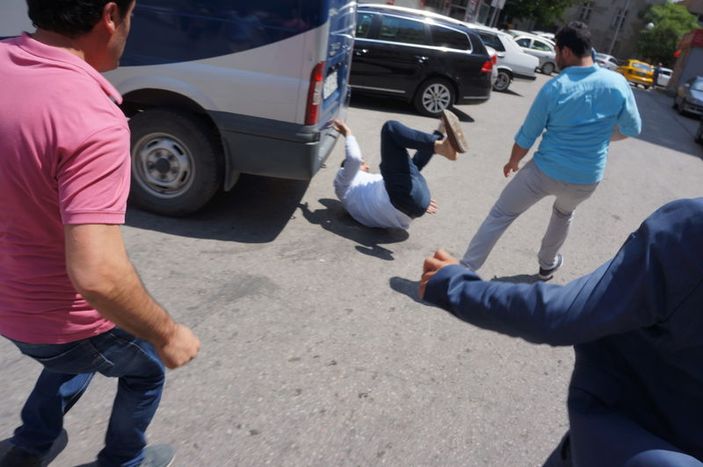 Ankara'daki otopark eyleminde kan aktı