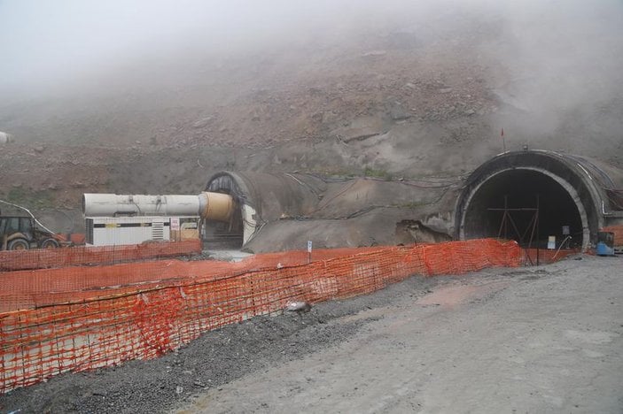 Ovit Tüneli'nin yüzde 70'i tamamlandı