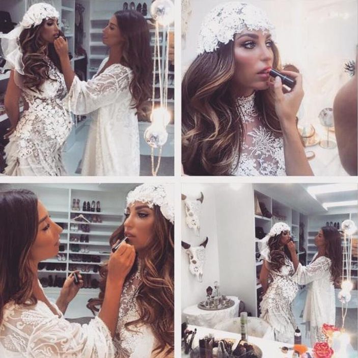 Yolanthe ve Sneijder parti verdi