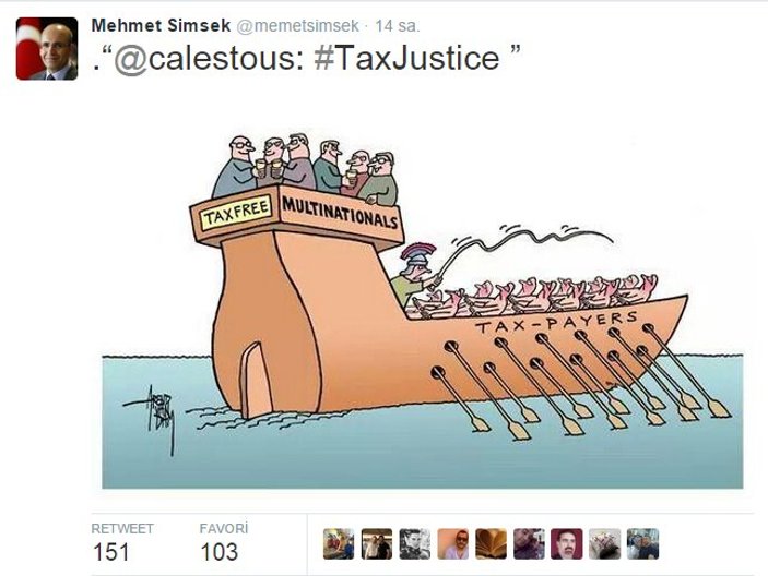 Maliye Bakanı Mehmet Şimşek'ten vergi adaleti paylaşımı