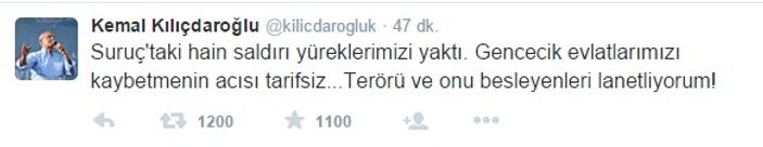 Kemal Kılıçdaroğlu: Hain saldırı yüreklerimizi yaktı