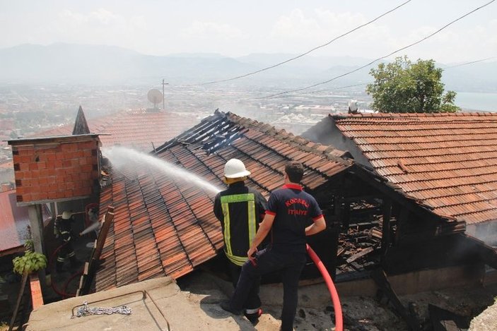 Kocaeli'de eniştesine kızan baldız evi yaktı