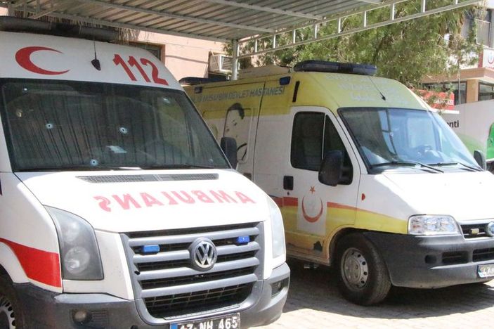 Mardin Nusaybin'de ambulanslara kurşun yağmuru