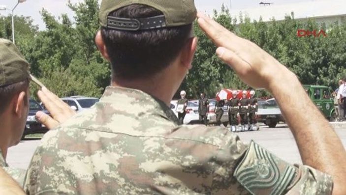 Şehit Binbaşı'nın cenazesi memleketine gönderildi
