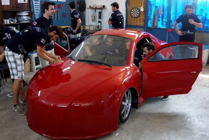 Trakya Üniversitesi öğrencileri elektrikli araç üretti