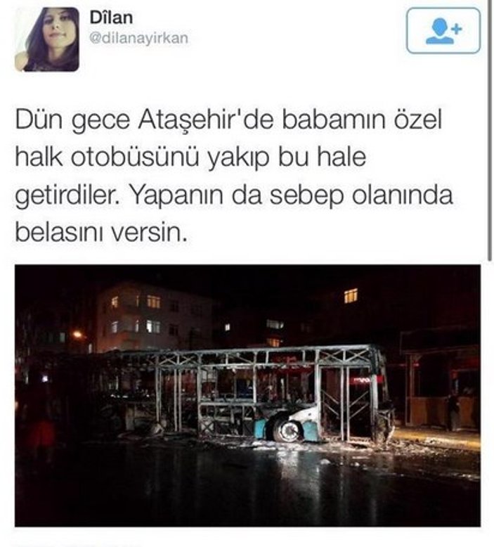 PKK'lıların yaktığı aracın sahibinin kızı HDP'yi sattı
