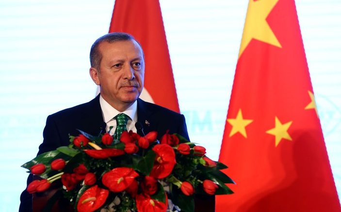 Cumhurbaşkanı Erdoğan'ın Çin konuşması