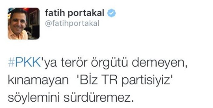 Fatih Portakal HDP'yi bombaladı
