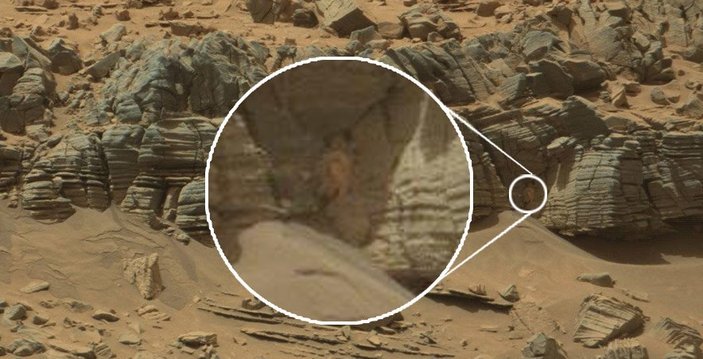 Mars'ta kadın silüeti belirdi