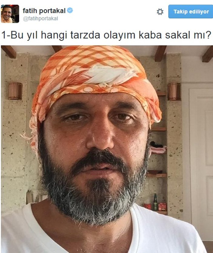 Fatih Portakal yeni imajını belirlemeye çalışıyor