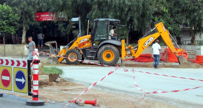 Aydın'da doğalgaz borusu patladı